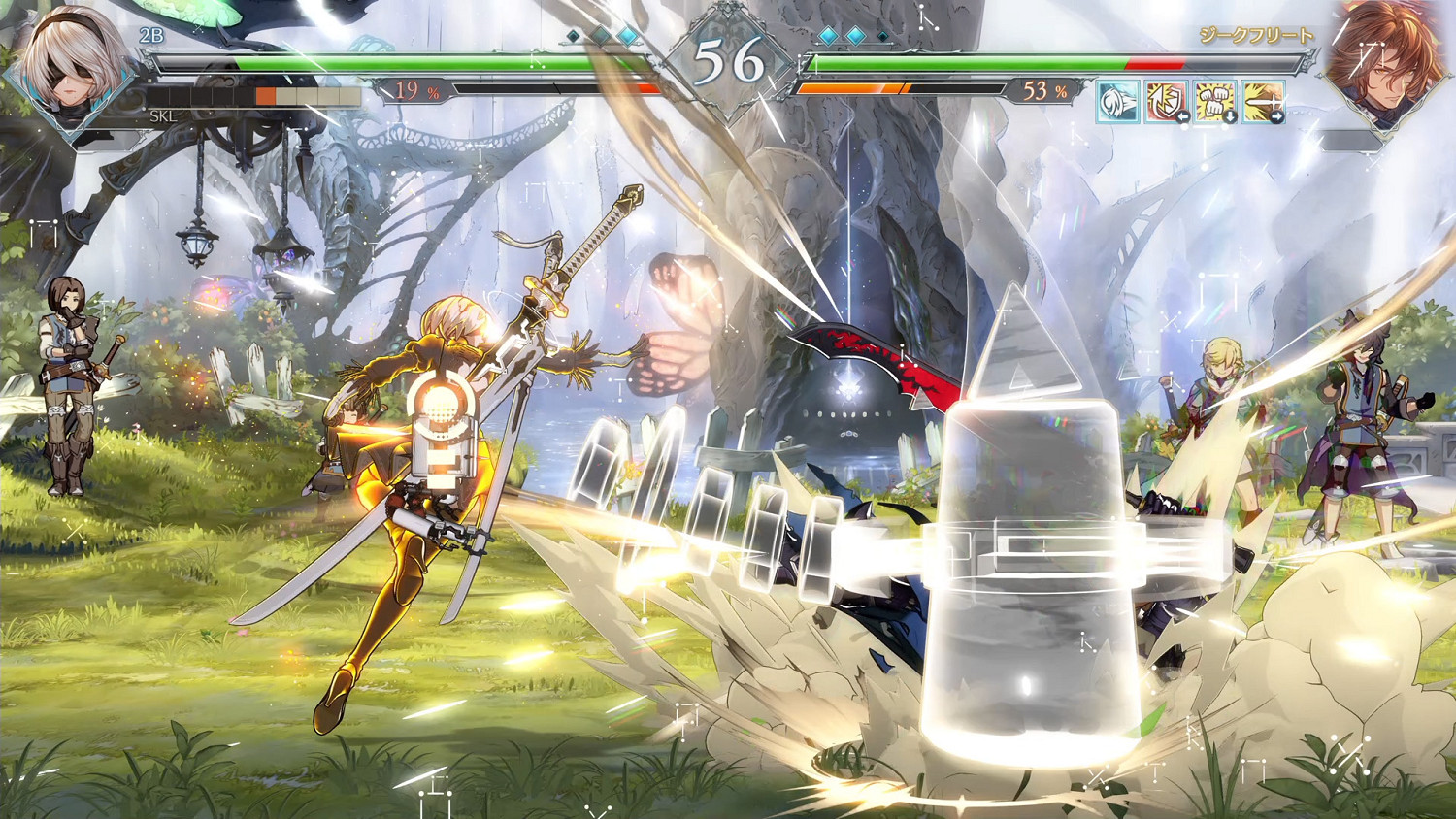 《碧藍幻想Versus：崛起》1.21版本 連動角色2B登場