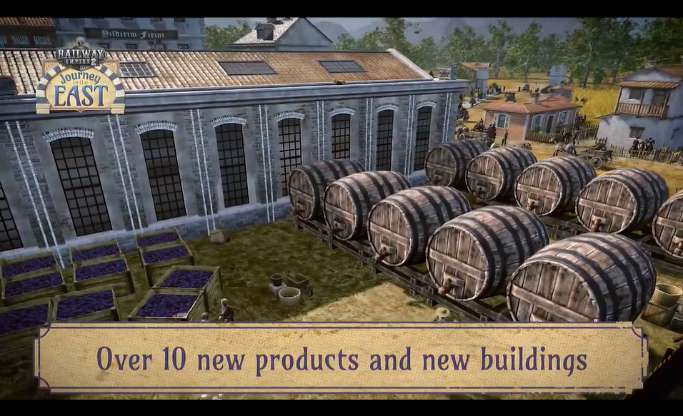 《鐵路帝國2》新DLC“東方之旅”預告:探索巴爾幹半島