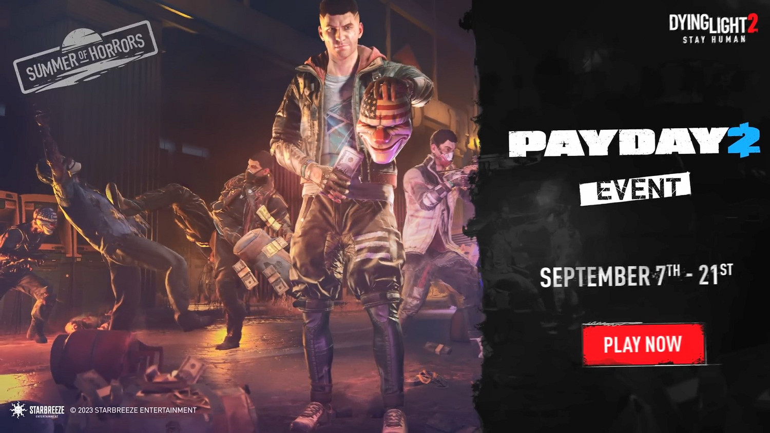 《垂死之光2》連動《劫薪日2》活動上線 追捕大盜感染者 《垂死之光2》連動《劫薪日2》活動上線 追捕大盜感染者