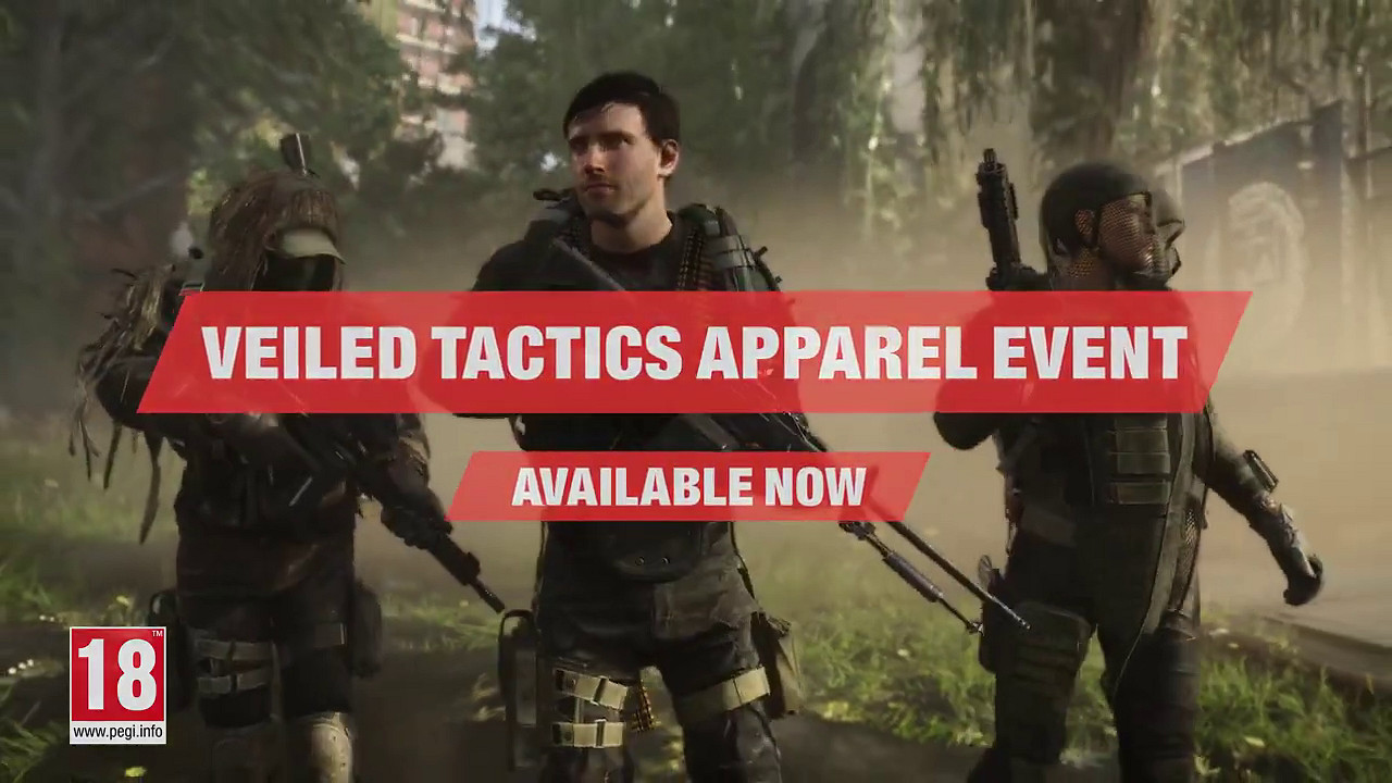 《全境封鎖2》服裝活動“Veiled Tactics”預告片公布