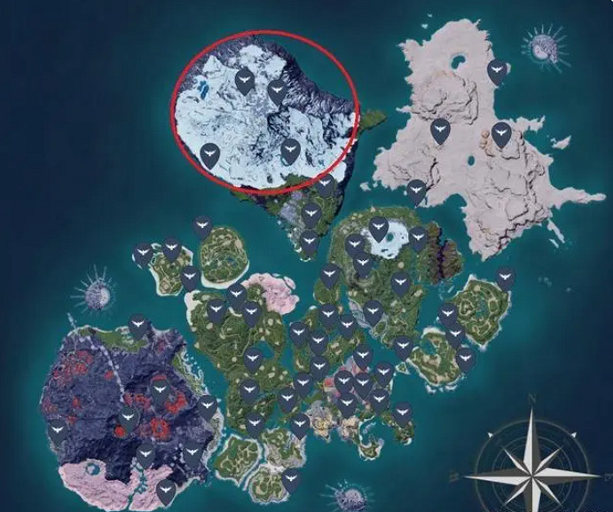 《幻獸帕魯》純水晶坐標一覽