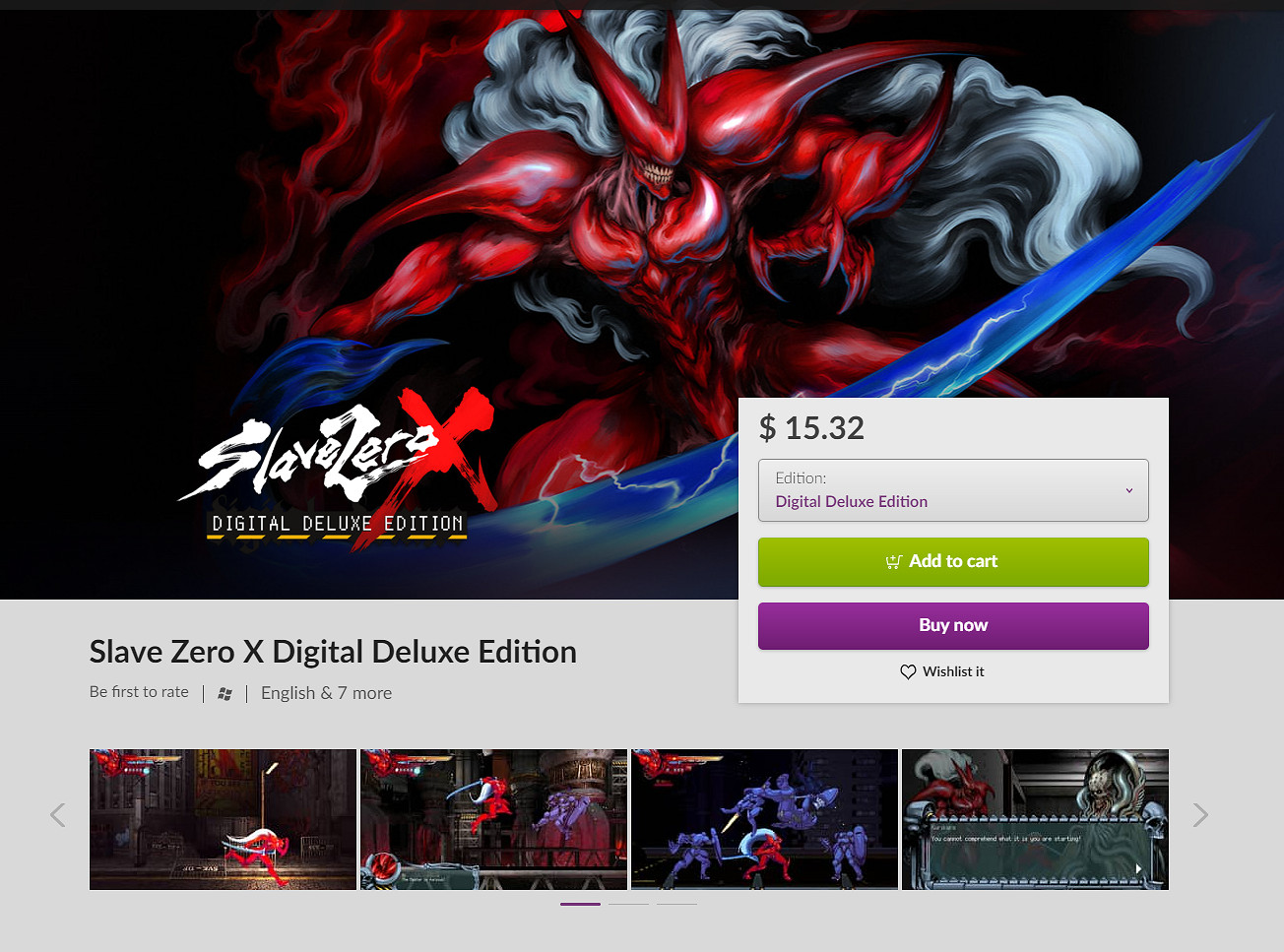 復古清版動作遊戲《零號奴隸X》 現已在Steam平台正式推出