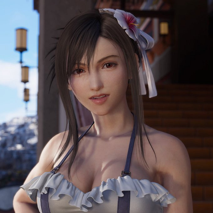 《FF7重生》泳裝蒂法引國外玩家熱議：這也太美了！