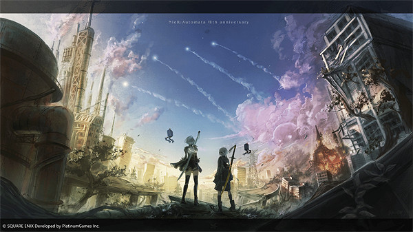 白金工作室發布賀圖慶祝《尼爾：機械紀元》發售7周年