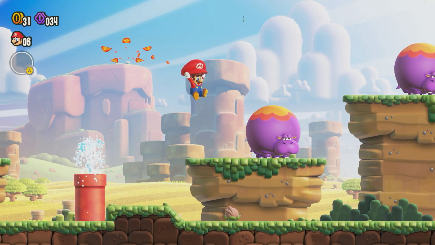 《超級瑪利歐兄弟：驚奇》全新CM“動作篇”公布！