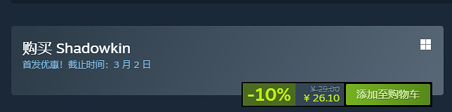 肉鴿彈幕射擊《影域雙生》上線Steam！首發9折售26元!