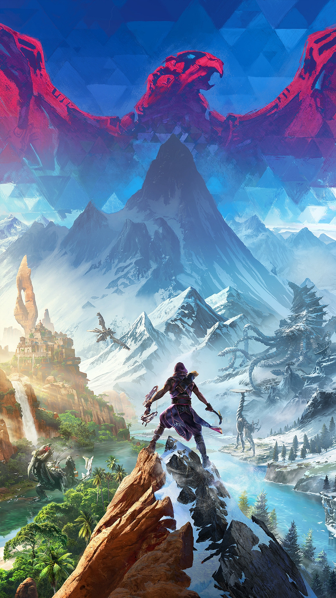 官方分享《地平線：山之呼喚》手機、電腦高清壁紙！