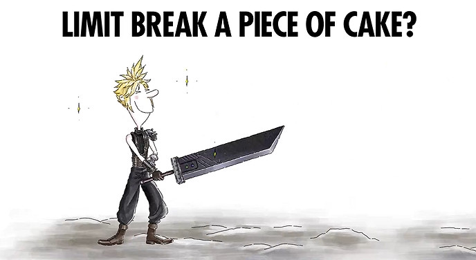 紅牛x《最終幻想7：重生》連動廣告：克勞德十分呆萌