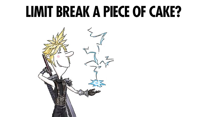 紅牛x《最終幻想7：重生》連動廣告：克勞德十分呆萌