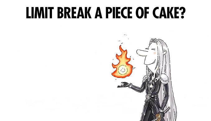 紅牛x《最終幻想7：重生》連動廣告：克勞德十分呆萌