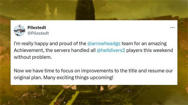 《絕地潛兵2》度過首個順利的周末 將專注於改善遊戲 《絕地潛兵2》度過首個順利的周末 將專注於改善遊戲