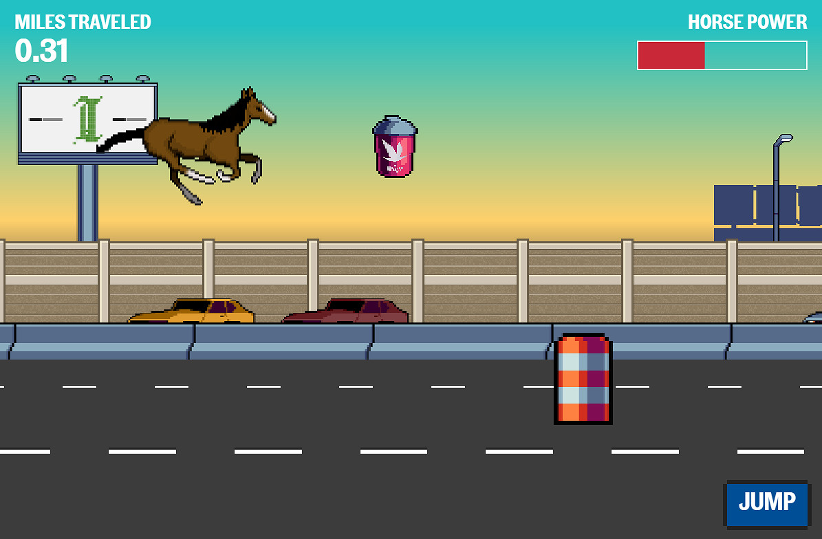 《費城詢問報》推出整活惡搞跳躍遊戲《Horse 95》! 《費城詢問報》推出整活惡搞跳躍遊戲《Horse 95》!