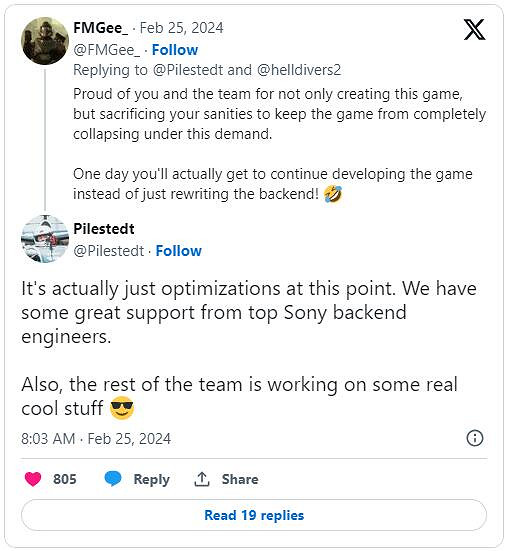《絕地潛兵2》伺服器問題解決!開發商將全力開發DLC 《絕地潛兵2》伺服器問題解決!開發商將全力開發DLC