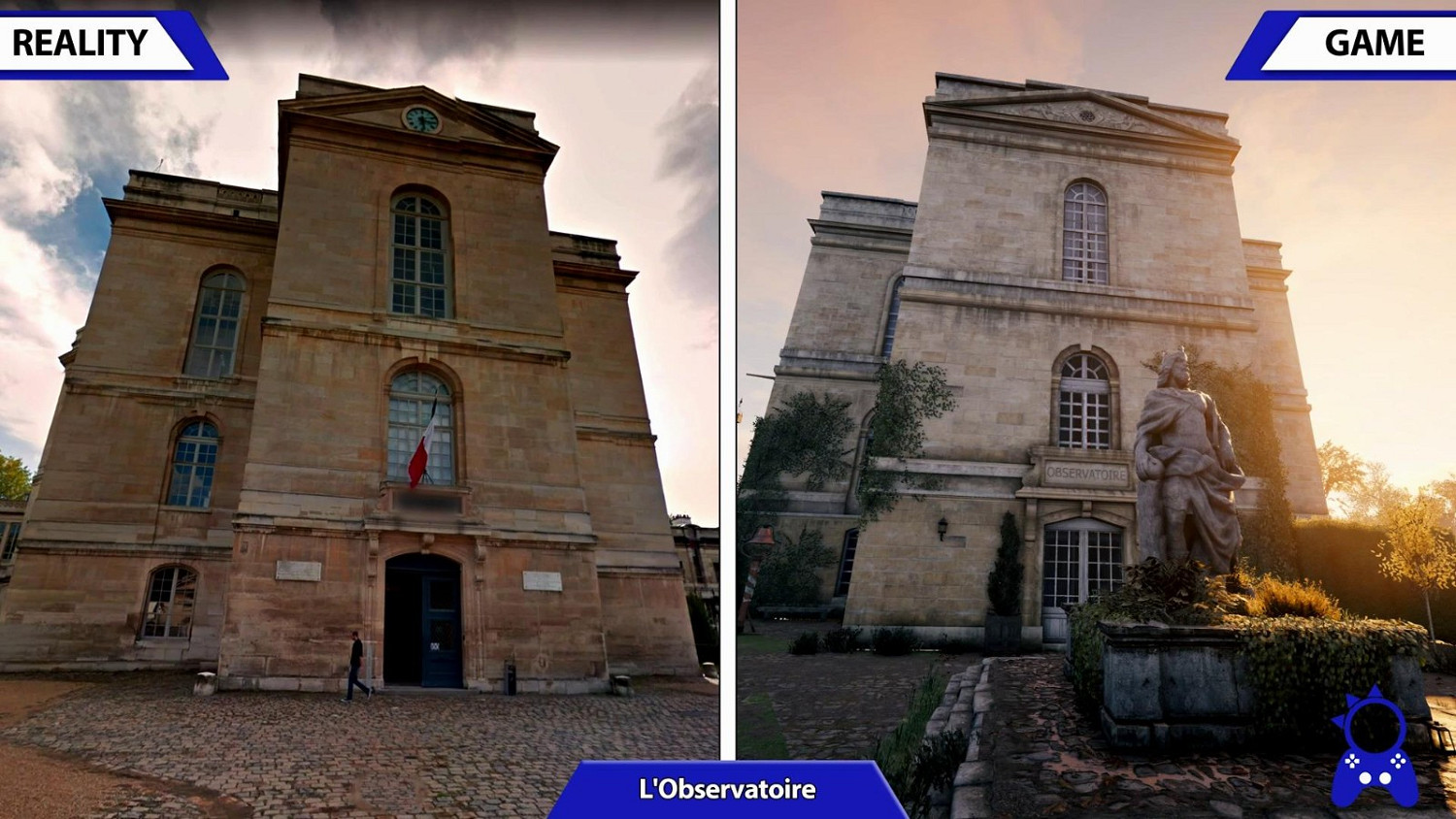 《刺客教條：大革命》遊戲與現實對比影片 極致還原巴黎