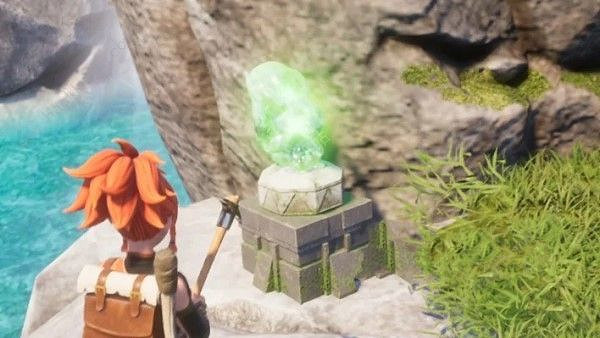 《幻獸帕魯》翠葉鼠雕像上交位置