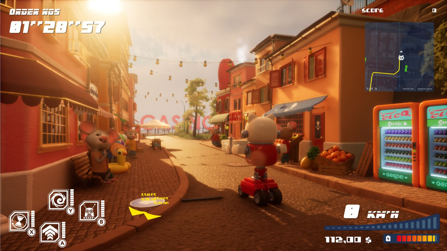 《PizzaPanic》Steam頁面上線 可愛貓咪機器人配送競速