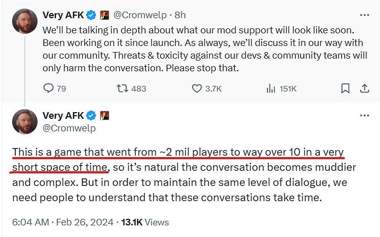 發行總監:《柏德之門3》玩家數很快就超過了1000萬 發行總監:《柏德之門3》玩家數很快就超過了1000萬