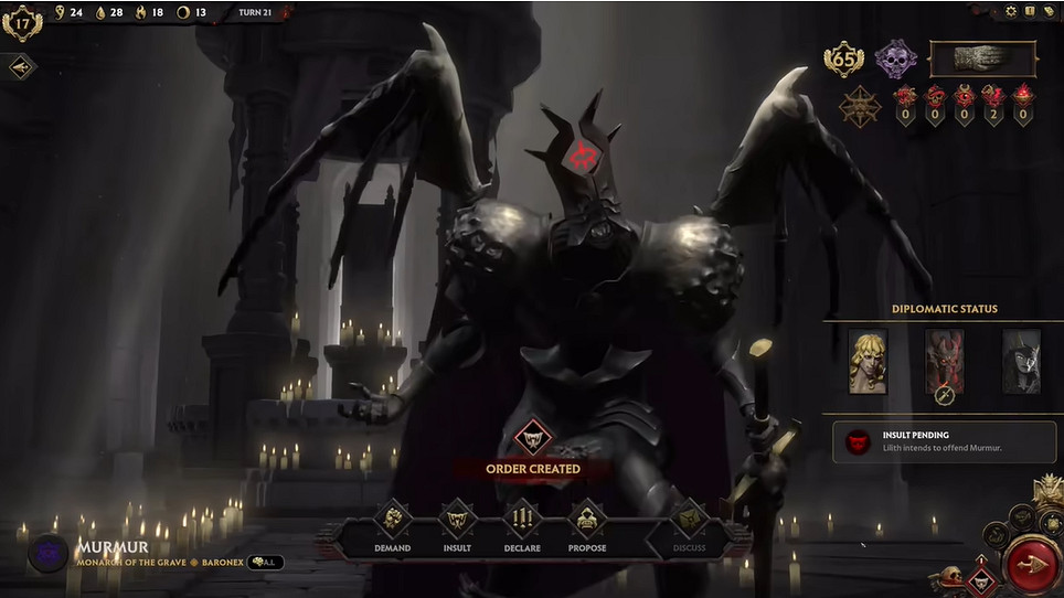 大型回合制策略遊戲《地獄王座》新預告公布!現已發售