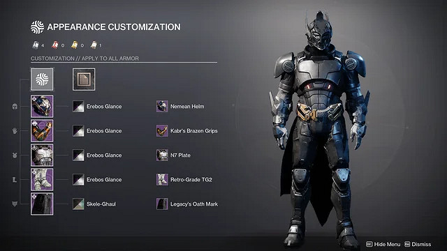 厲害了!玩家使用《命運2》盔甲飾品重現蝙蝠俠形象 厲害了!玩家使用《命運2》盔甲飾品重現蝙蝠俠形象