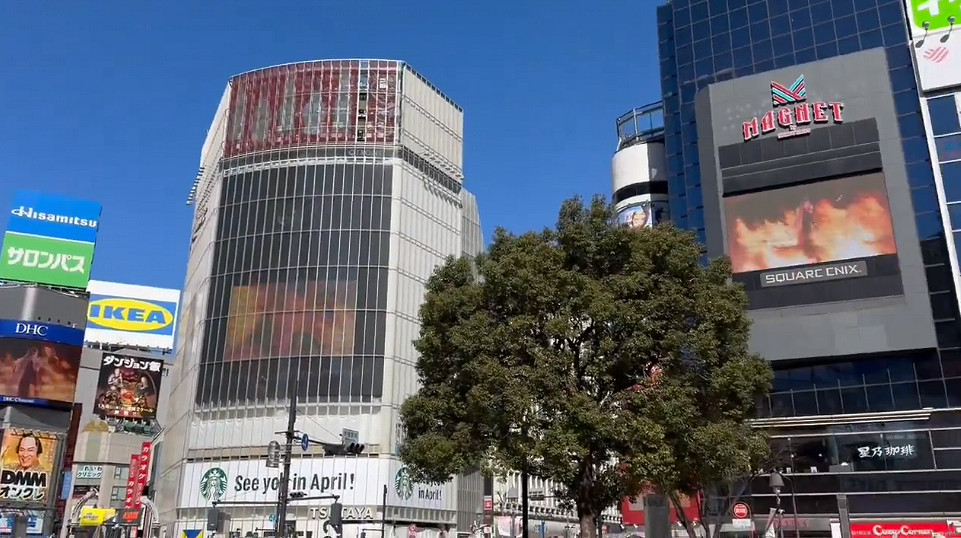 玩家曬出《FF重生》在日本澀谷宣傳廣告：十分震撼！