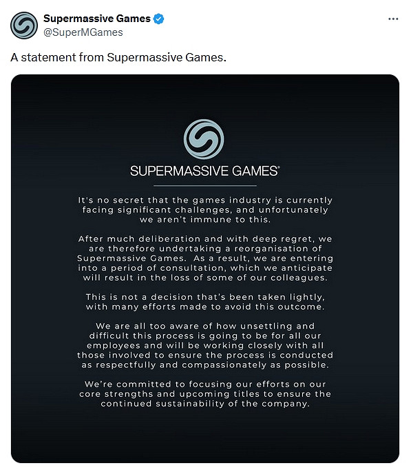 《直到黎明》《小小夢魘》系列開發商宣布裁員90人！