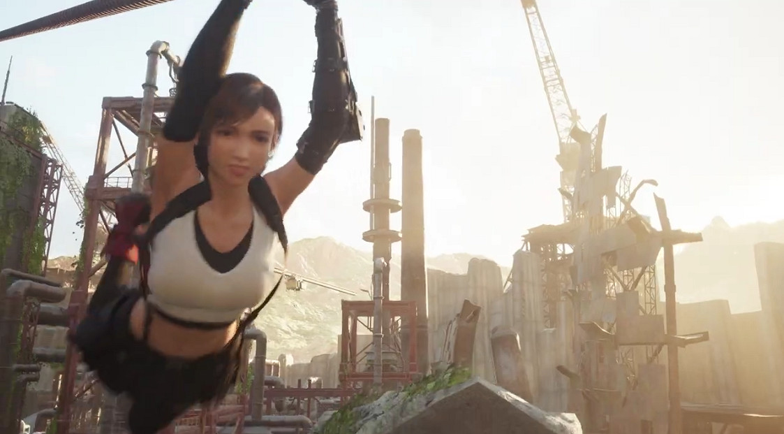 《FF7重生》發售倒計時2日廣告公布：蒂法楚楚動人！