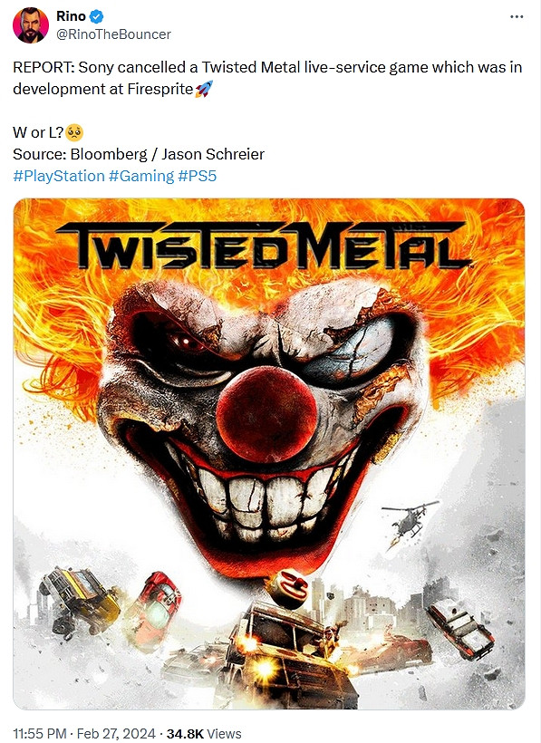 《烈火戰車》系列新作或受索尼裁員影響已被取消！