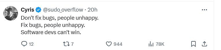 《幻獸帕魯》開發者為新更新檔無意修復了一個bug而道歉 《幻獸帕魯》開發者為新更新檔無意修復了一個bug而道歉