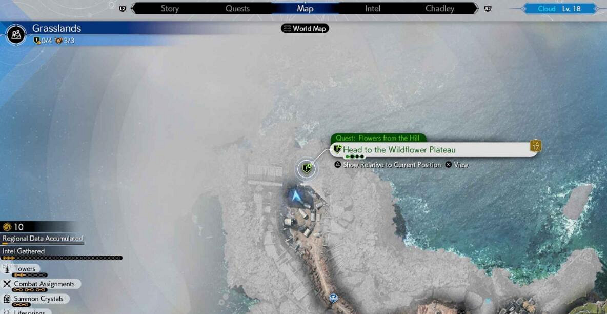 《最終幻想7重生》山丘上綻放的花在哪？