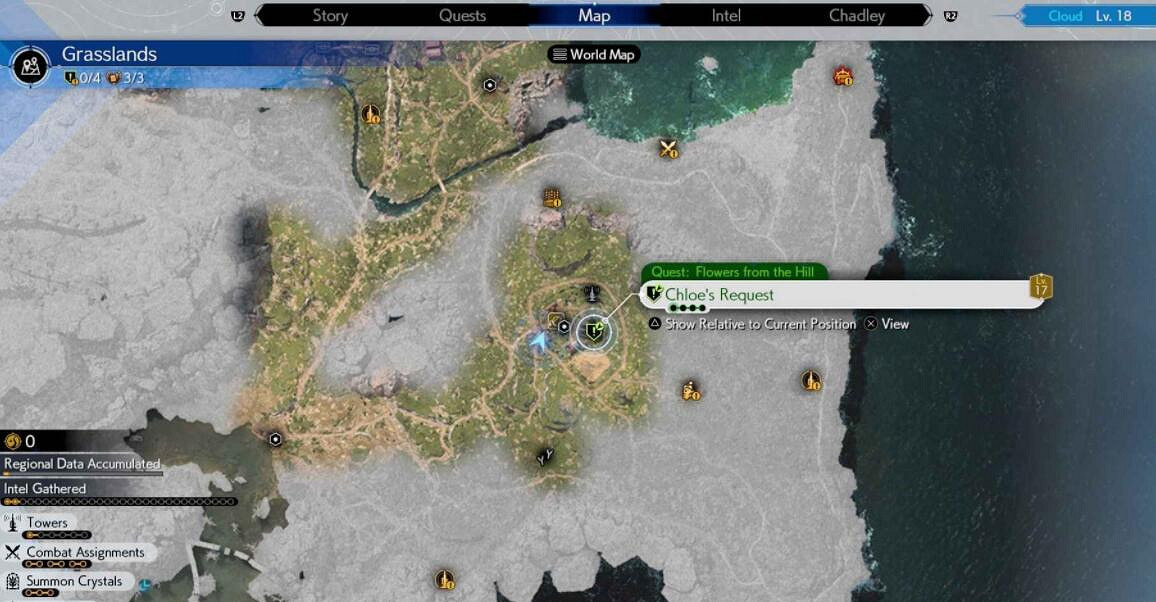 《最終幻想7重生》山丘上綻放的花在哪？