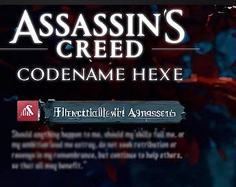 曝《刺客教條：HEXE》有艾吉奧彩蛋 可能有連動劇情