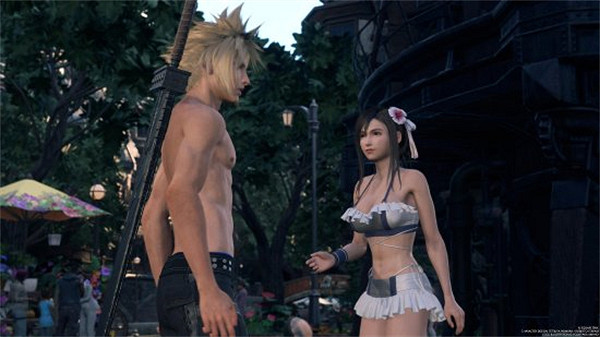 玩家可以在角色穿比基尼情況下重玩整個《FF7重生》