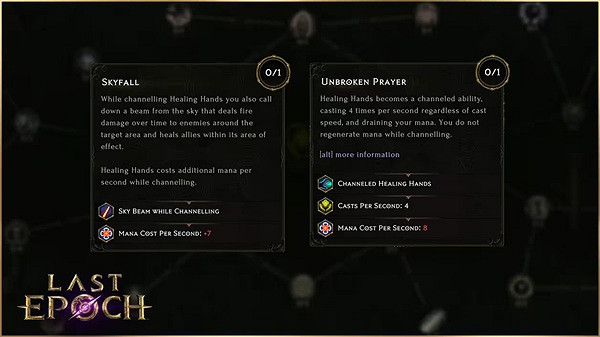 《最後紀元》1.0治愈之手技能樹介紹 《最後紀元》1.0治愈之手技能樹介紹