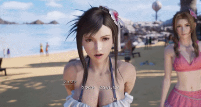 誰能拒絕一個泳裝的蒂法呢？