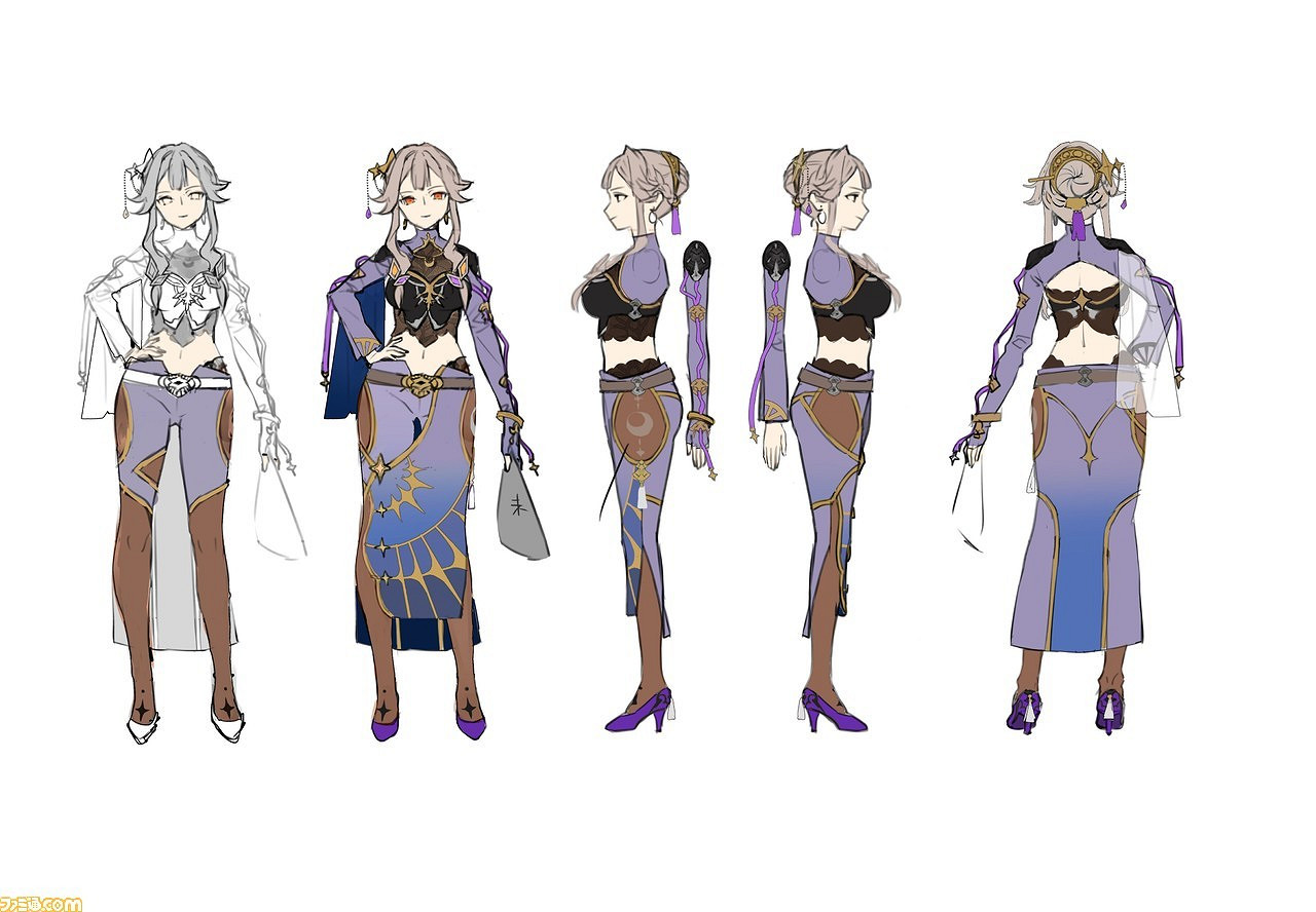 《蕾斯萊莉婭娜的鍊金工房》早期概念圖 大長腿吸睛