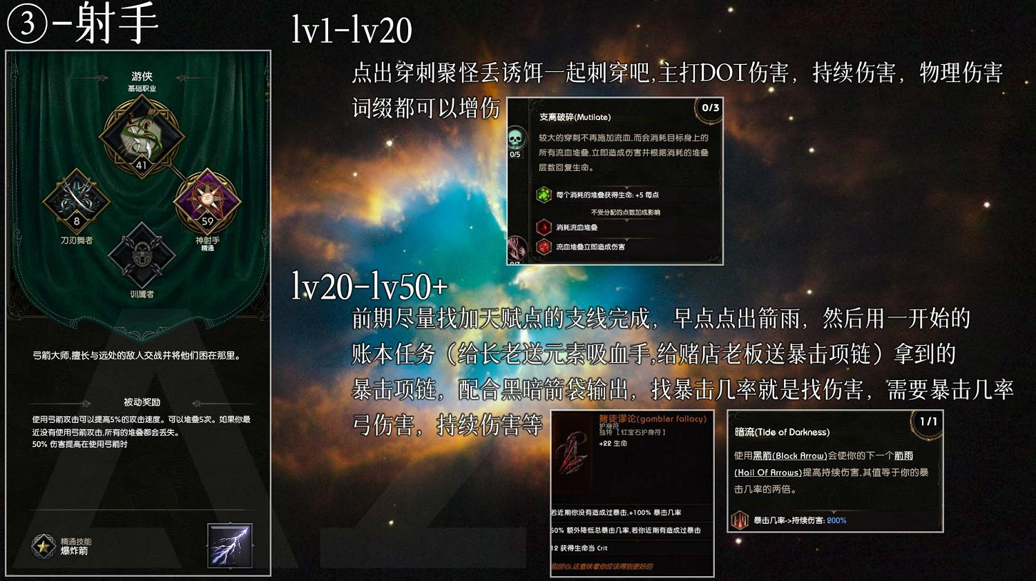 《最後紀元》0.9全職業開荒攻略