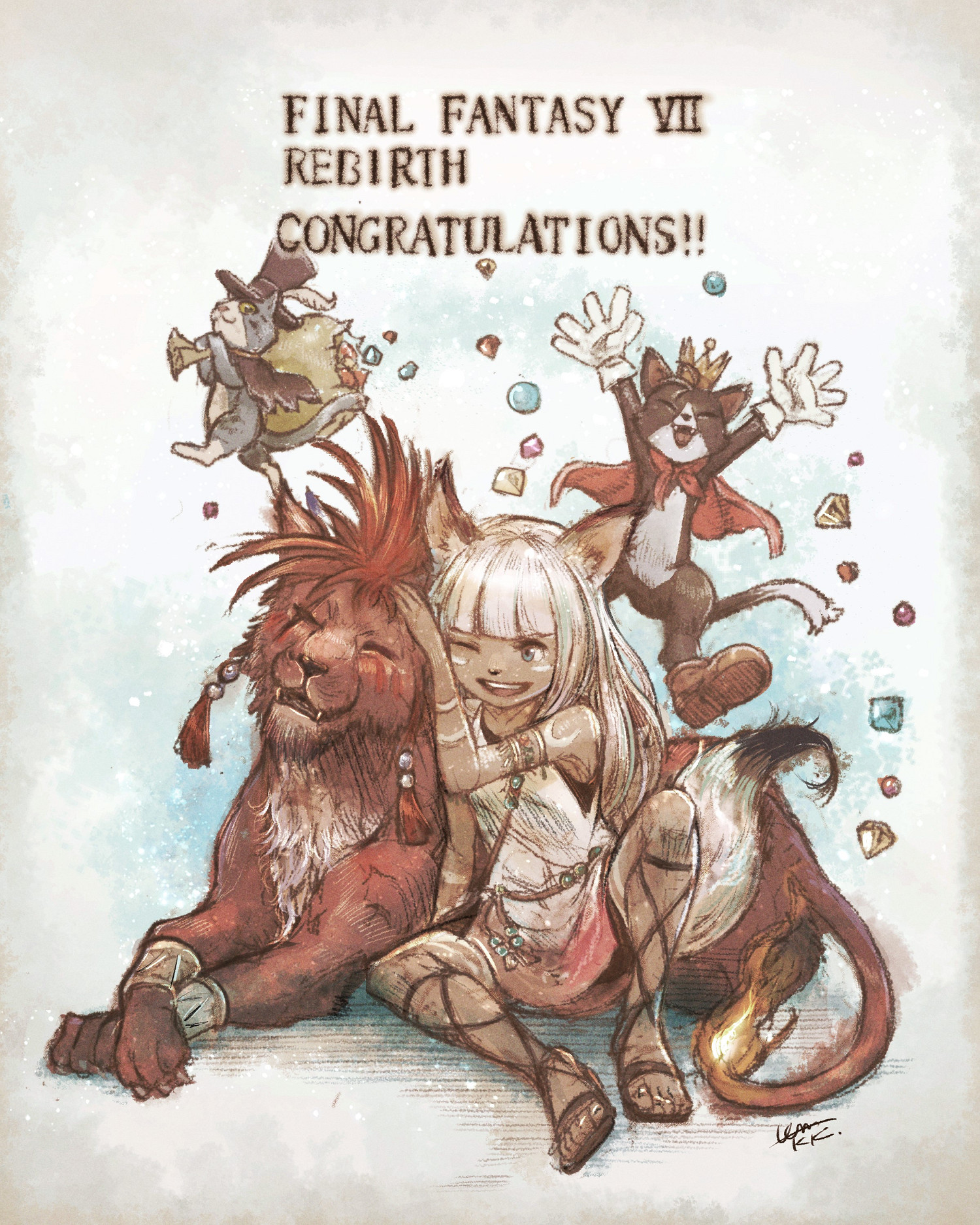 《歧路旅人2》祝賀《FF7重生》正式發售!紀念賀圖公布 《歧路旅人2》祝賀《FF7重生》正式發售!紀念賀圖公布