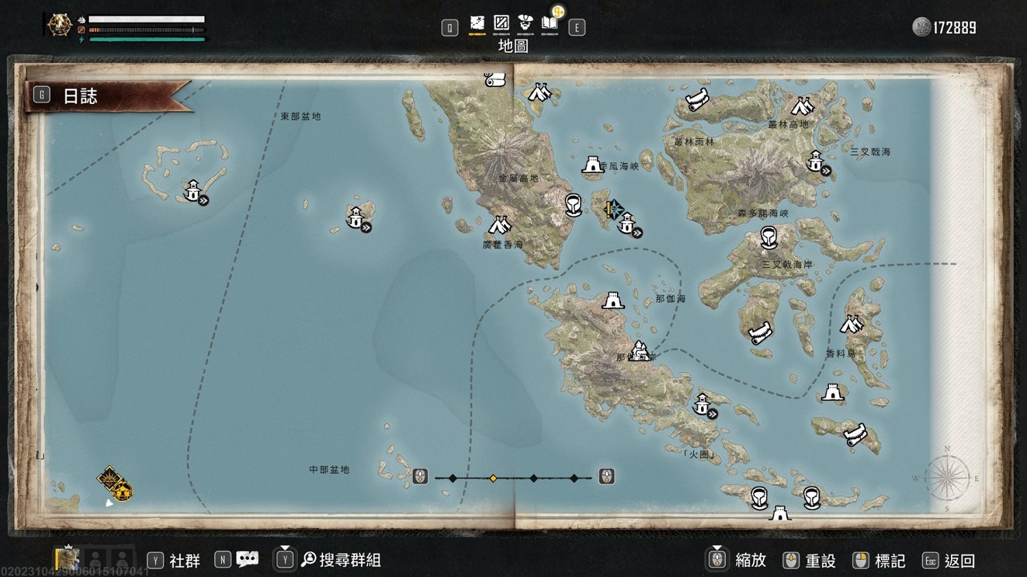 《怒海戰記》大地圖點位匯總 《怒海戰記》大地圖點位匯總