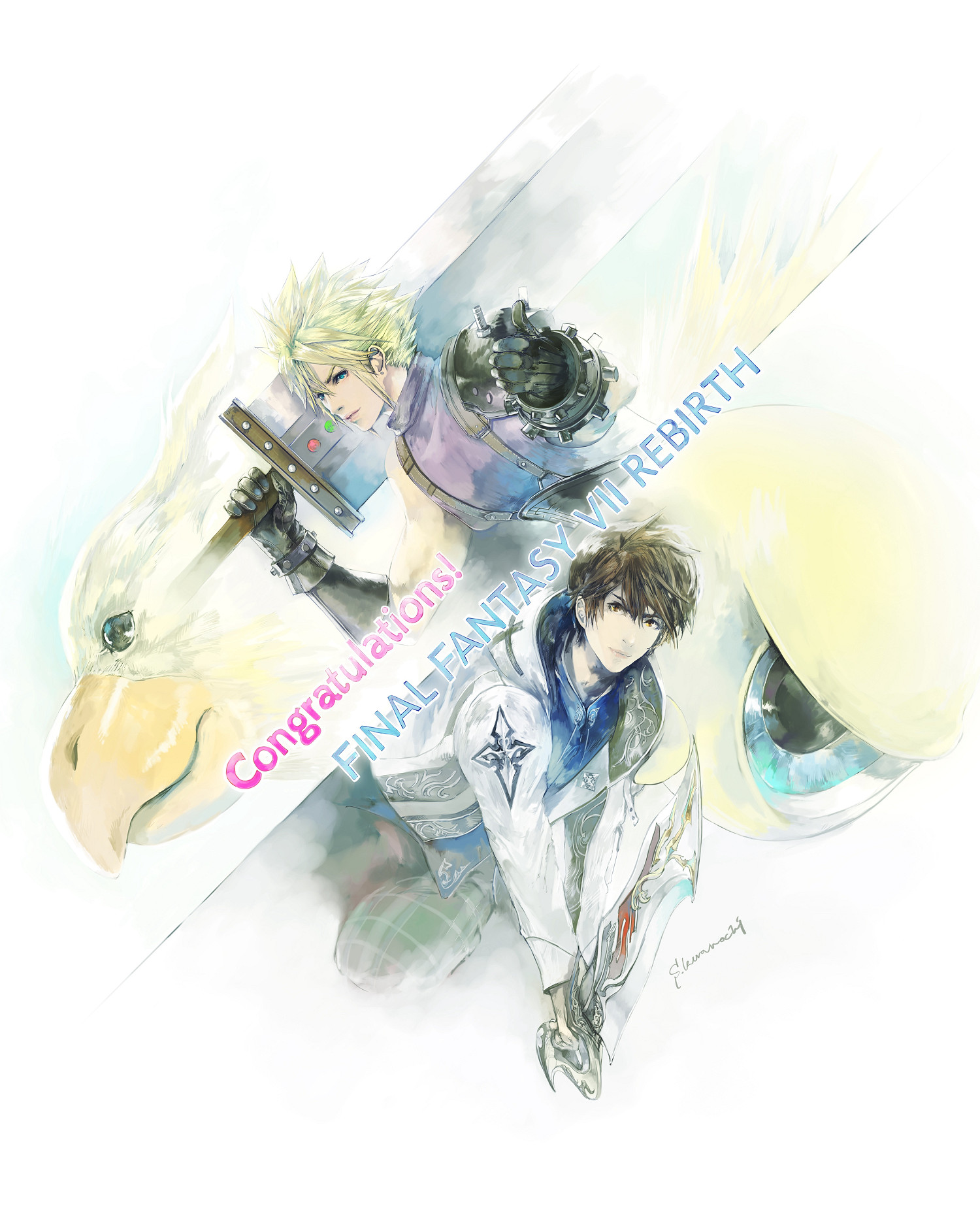 《FF7重生》正式發售！《沙迦》分享多張藝術圖祝賀！