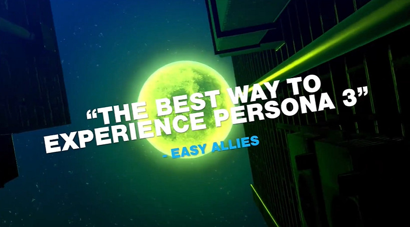 眾多好評！《女神異聞錄3Reload》媒體讚譽宣傳片公布