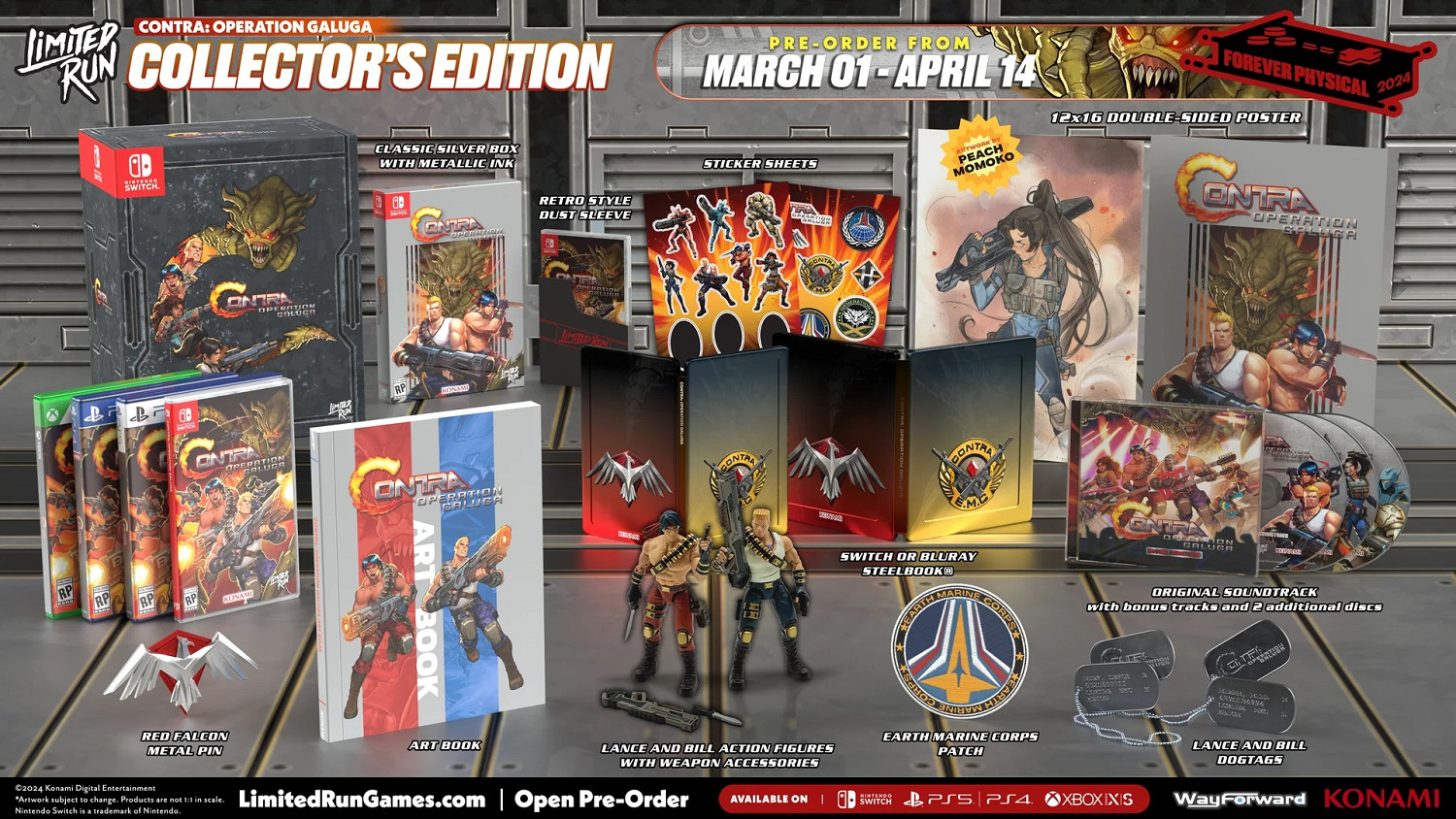 實體版《魂斗羅:加魯加行動》現已接受預定:287元起 實體版《魂斗羅:加魯加行動》現已接受預定:287元起