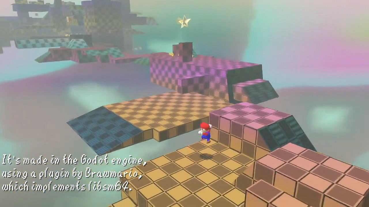 PC版的《超級瑪利歐64》發布：擁有隨機無限關卡功能