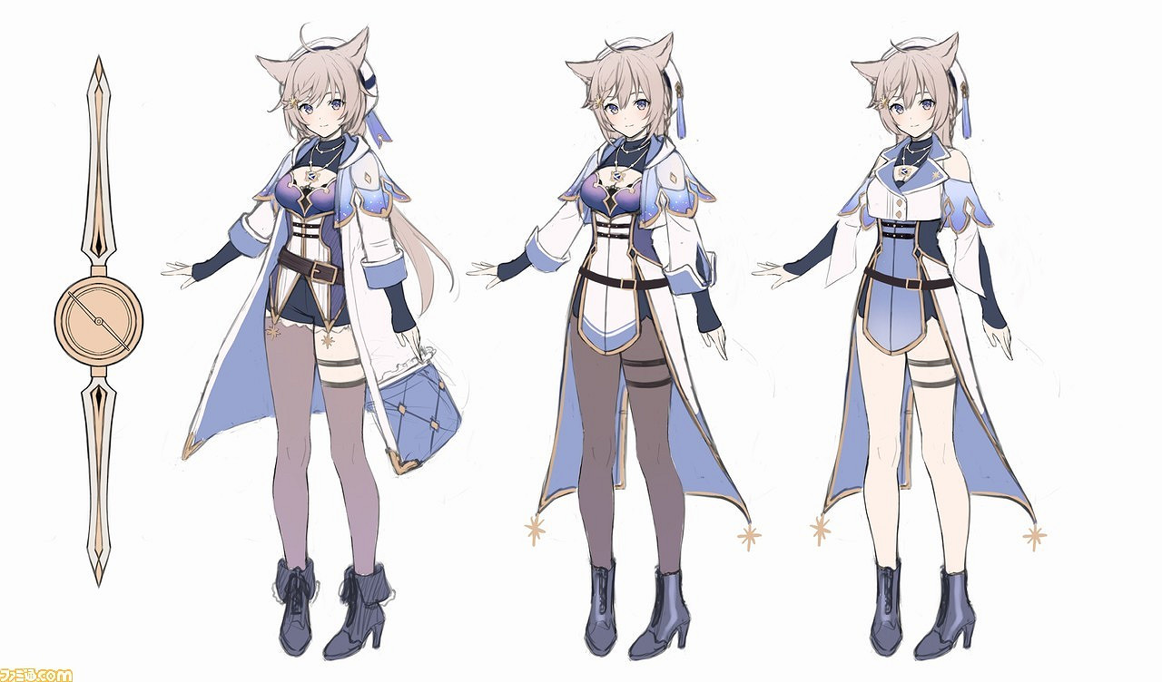 《蕾斯萊莉婭娜的鍊金工房》早期概念圖 大長腿吸睛