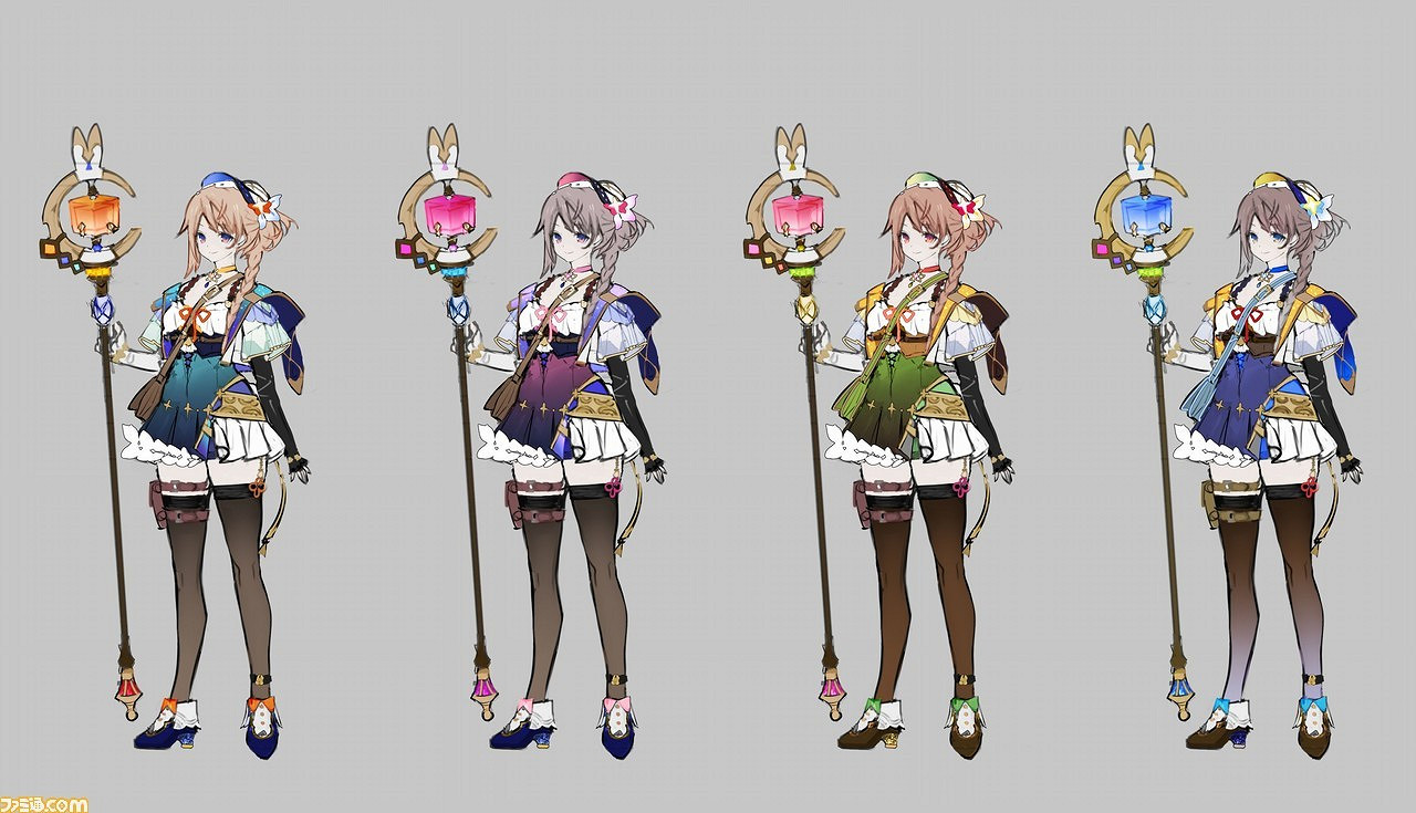 《蕾斯萊莉婭娜的鍊金工房》早期概念圖 大長腿吸睛