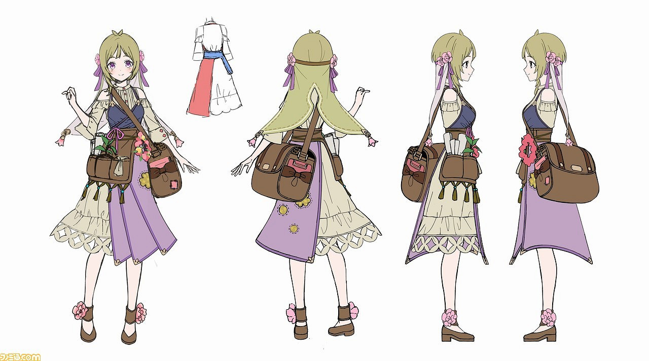 《蕾斯萊莉婭娜的鍊金工房》早期概念圖 大長腿吸睛