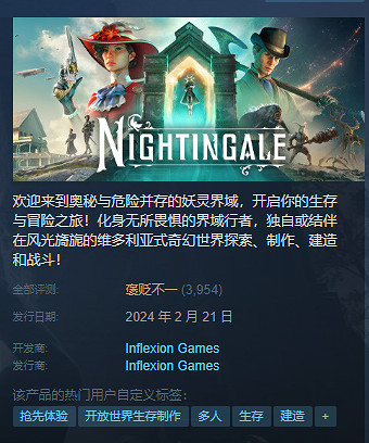 《夜鶯傳說》發售介紹