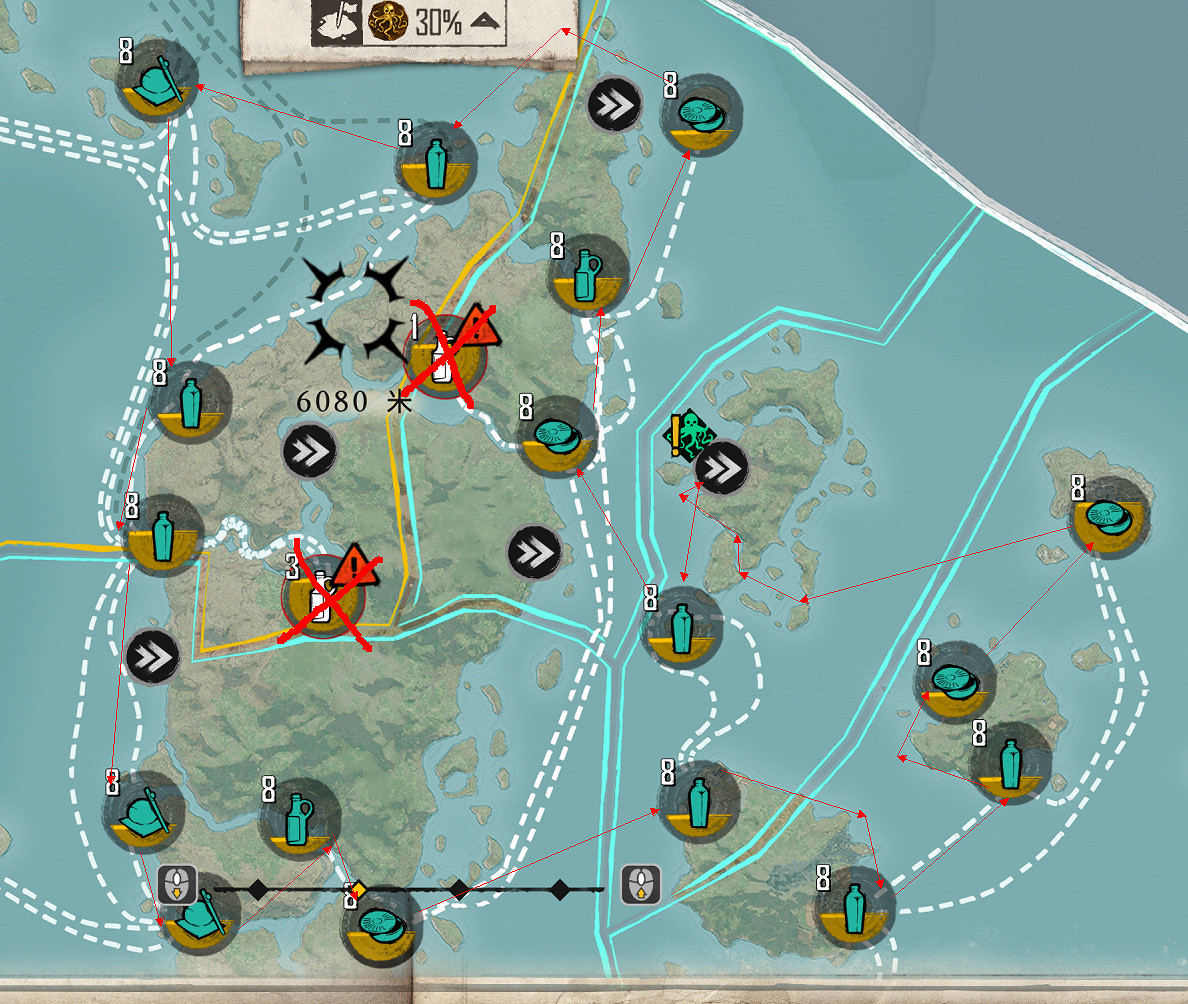 《怒海戰記》紅島收租路線分享 《怒海戰記》紅島收租路線分享