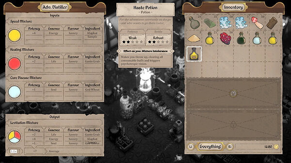 藥水釀造遊戲《妙藥工坊》將結束EA階段3月27日發售