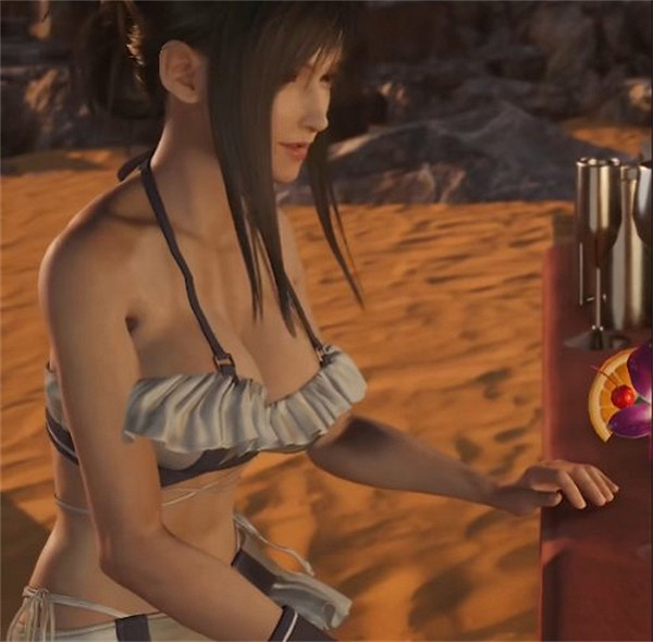 視線根本無法移不開！《FF7重生》蒂法泳裝片段合集