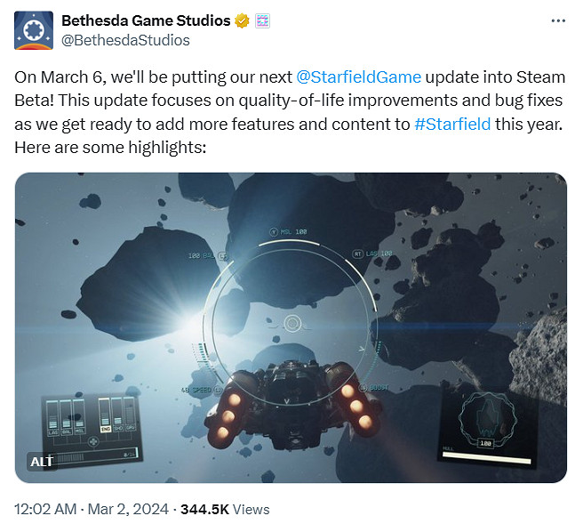 早報：《星空》3月6日更新 傳《對馬島》PC版將至